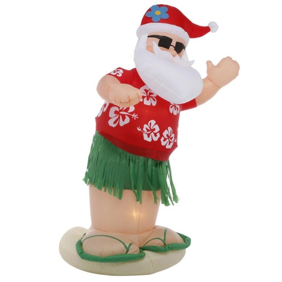Home Accents Holiday Holiday 6 Ft Dancing Hula Santa Led Christmas